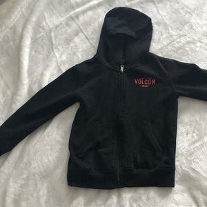 Boys Volcom zip up hoodie